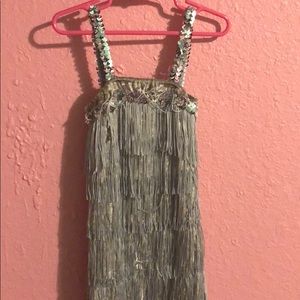 Silver costume dress